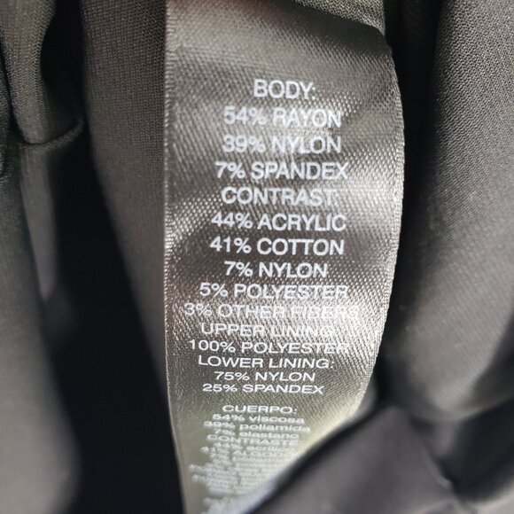 White House Black Market Monochrome Midi Dress - Picture 8 of 8